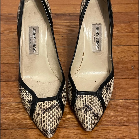Snake Skin Jimmy Choo Pumps - 39 - Picture 1 of 10